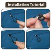 Zipper Pulls Compatible with Osprey,10PCS,Removable U Shape Zipper Pull Replacement