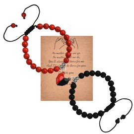 Valentines Day Gifts for Him Her Women Men Matching Bracelets for Couples Bf and Gf Engagement Wedding Gifts for Husband Wife Girlfriend Boyfriend Anniversary Birthday Gift Ideas Fiance Romantic Gift