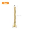 sourcing map Wood Screws M4 x 50mm Slotted Round Head