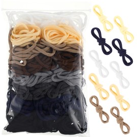 Daifunli 1000 Pcs 10 Inch Potholder Loom Loop Bulk Weaving Loop Craft Kit 8 Colors Flexible Potholder Loom Refill Elastic Colorful Weaving Kit for DIY Crafts Supplies