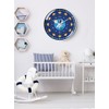 Learning Wall Clock for Kids, 12in Silent Time Teaching Clock