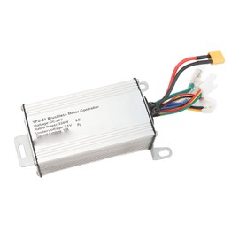 Fockety 36V 350W Motor Brushless Controller, Aluminum Alloy E Bike Brushless DC Motor Controller, DC Brushless Motor Regulator Speed Controller for Electric Bicycle E Bike Scooter, 8.5in
