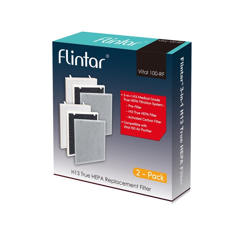 Flintar Vital 100 Replacement Filter, Compatible with Levoit Vital 100
