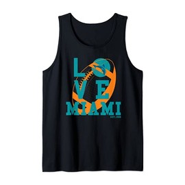 Love Miami Sports Team Athletic Novelty Womens Tank Top