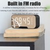 Portable Mini Voice Broadcast Alarm Clock with Wireless Bluetooth Card