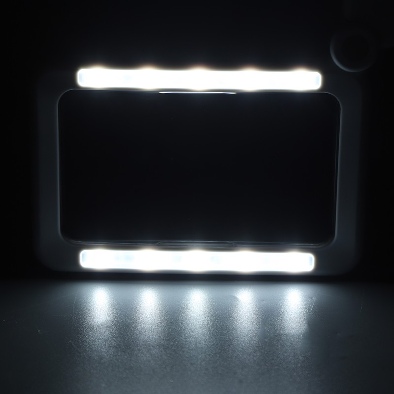 Rectangular Magnifying Glass 4X 3 LED Modes Touch Control Ergonomic