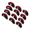 12 Pcs Golf Iron Head Cover Set Club Headcover Set