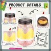 Funnymoom 2 Pcs Christmas Teacher Appreciation Gift Mason Jar 17