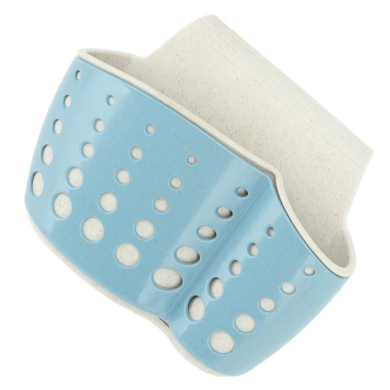 4Pcs Sink Sponge Holder PP 2 Layer Adjustable Strap Soap