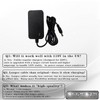 9V DC 1.5A Power Supply for Arduino, Power Cord for