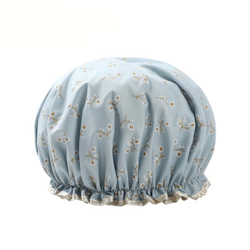 Shower Cap, UPKOCH Japan Double Layer Printed Waterproof Bath Cap