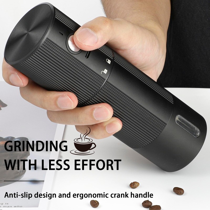 Electric Coffee Grinder Portable Conical Burr Coffee Grinder with 45