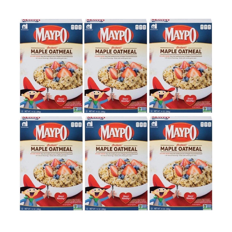 Maypo Oatmeal Inst Maple, 14 OZ (Pack of 6)