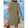 CUPSHE Swimsuit Coverup for Women V Neck Beachwear Sleeveless Beach