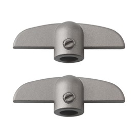 VIDABTE T-Handle Crank for Andersen Casement Windows, 3/8 in Tee Handle Casement Operator, Butterfly Wing Nut T-Handles (2 pcs)