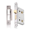 XFORT® Polished Chrome Bathroom Lock 75mm for Internal Wooden Doors,