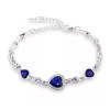 Importacion Brazalete Esclava Pulsera Titanic Corazón Del Mar Azul