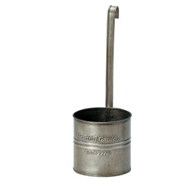 K-I GREENHOUSE Antique Tin Pot 2677-A Hanging Large