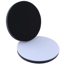 GOLD DEER Polishing Net Sander Pad Random Sander Pad Intermediate Pad 0.4 inch (10 mm) Thickness Curved Surface Polishing Adapter, One-touch Intermediate Soft Pad Intermediate Cushion Pad Intermediate