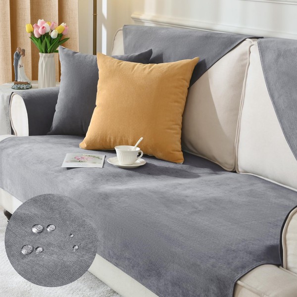 Alishomtll Sofa Cover 1/2/3/4 Seater, Universal Waterproof Sofa Cover Corner