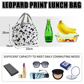 JSTHHTT Lunch Bag Insulated, Lunch Bags for Women, Lunch Cool Bag with Front Pocket, Lunch Box Container Tote Bags, Waterproof Lunch Holder, for Women,Men,Student and Kid