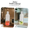 Mikinona Large Capacity Clear Plastic Water Bottle with Scale Hydration