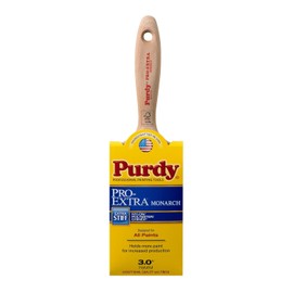 Purdy 144234730 Pro-Extra Monarch - Pincel de pintura de borde plano, 3 pulgadas