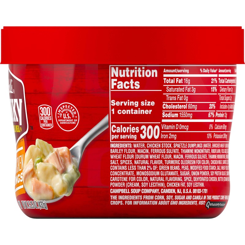 Campbell's Chunky Soup, Creamy Chicken & Dumplings, 15.25 oz