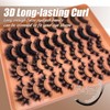 SISIYDY False Mink Eye Lashes Fluffy Full Strip Eyelash Dramatic