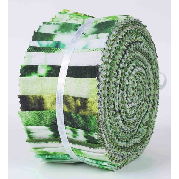 Soimoi 40Pcs Tie Dye Print Cotton Precut Fabrics for Quilting