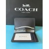Coach NWT Coach ID Card Wallet With Plaid Print Cn412
