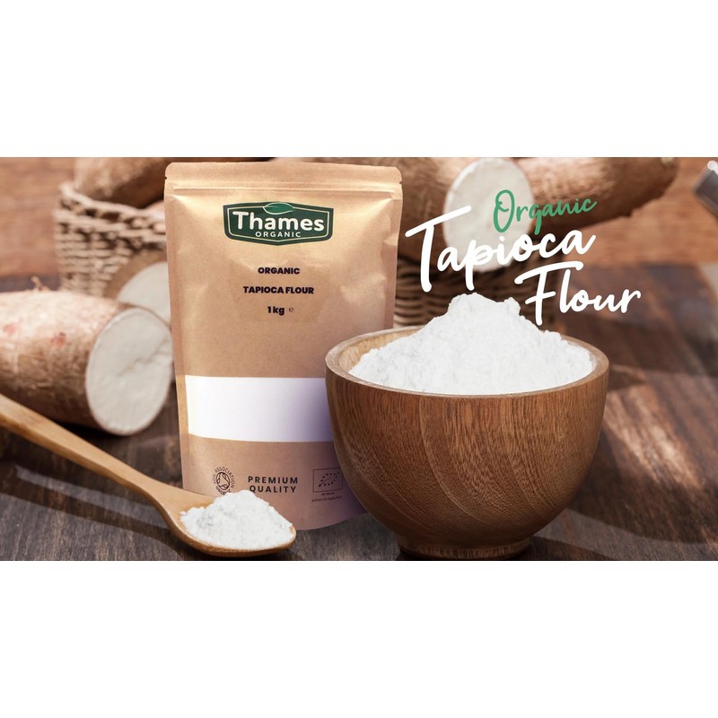 Organic Tapioca Flour - Non-GMO, Raw, Versatile, Vegan, Perfect for