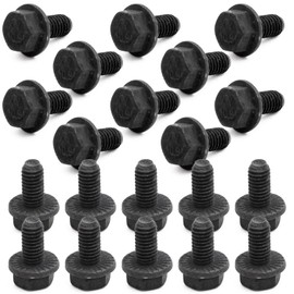 Pstyle. PST-149 M6 Hex Bolt Flange Full Thread Alloy Steel Set of 20 (M6x12mm)