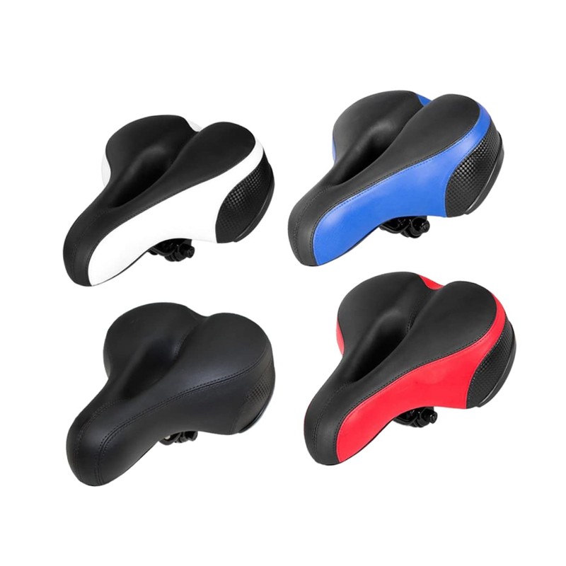 Outanaya Memory Foam Wide Bike Seat Electric Vehicle Saddle Comfortable
