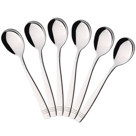 Sandmovie Stainless Steel Serving Spoon, Large Serving Spoons, Set of 6