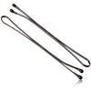 Kleravitex BLACK Jumbo 2.75" Bobby Hair Pins - Black Tipped