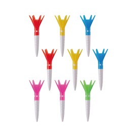 Daiya Golf TE-514 B Tomahawk Tee, Short, 9 Pieces, Increased Distance, Durable, Breakable, Easy to Find, Golf Regulations Compliant, Made in Japan, Total Length 1.7 inches (42 mm), Cup Color