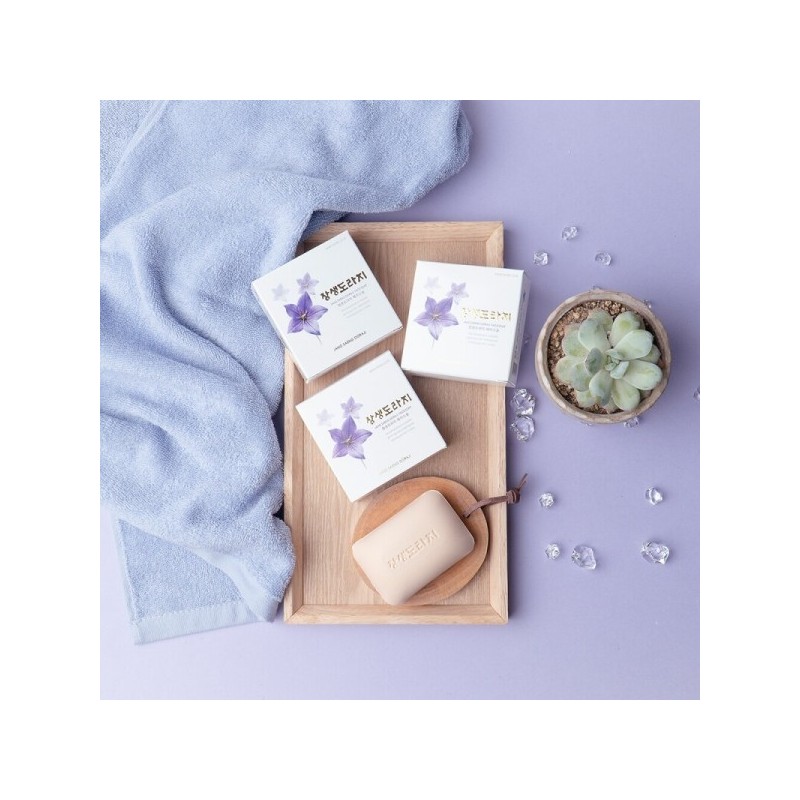 (Jangsaeng Bellflower) Face Soap (3 x 3 boxes) / (장생도라지)