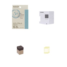 Casio STK-1515 Label Writer Stamp Maker Pommelier Stamp Kit 0.6 x 0.6 inches (15 x 15 mm)