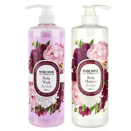 1 moisturizing body lotion with a soft powdery scent