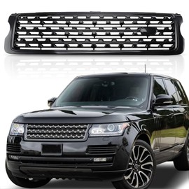 PartsFlow Front Upper Grille Grill Glossy Black For Land Rover Range Rover 2013 2014 2015 2016 2017 LR052715