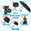 GAOYAING Windproof Travel Compact Umbrella Automatic Umbrellas for Rain Compact