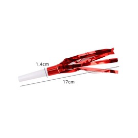 UUYYEO 24 Pcs Metallic Fringed Noise Makers Colorful Noisemakers Party Horns Blowers for Adults Blowout Whistles Sporting Event Noisemakers