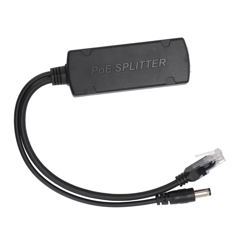 Gigabit PoE Splitter 10 100 1000Mbps 12V 2A Output Buffer