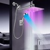 Shower Head with LED, High Pressure 10'' Rain Shower Head