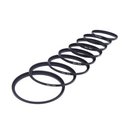Snsowed 8pcs Step Up Ring Adapter 49-52-55-58-62-67-72-77-82mm 49mm 82mm Filter