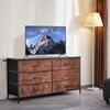 VEVOR 6 Drawer Dresser, Tall Chest Organizer Drawer Dresser, TV