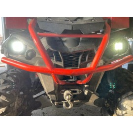 DYSO Fit Can-Am Outlander 450 500 570 LED Headlight Conversion Light Pods Mount Kit