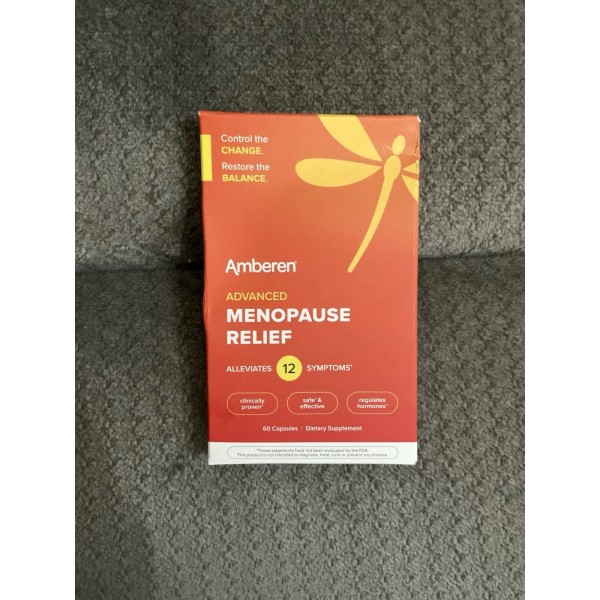 Amberen New Amberen Advanced Menopause Relief, Multi-Symptom - 60 Capsules