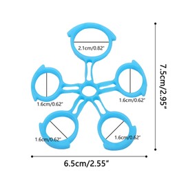 Fanwer Finger Strengthener & Finger Stretcher Hand Extensor Exerciser Set for Arthritis Carpal Tunnel Exercise to Improve Grips Performance for Elderly (3 Levels)